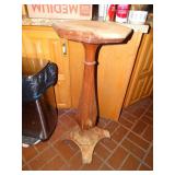 Wood pedestal/ plant stand