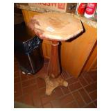 Wood pedestal/ plant stand