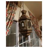 Antique hanging light fixture