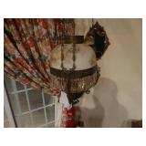 Excellent Antique Bradley Hubbard kerosene hanging lamp