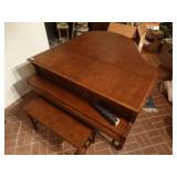 George Steck Duo-Art baby grand player piano w/ bench