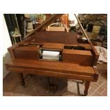 George Steck Duo-Art baby grand player piano w/ bench
