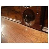 Gorgeous antique old world roll top desk w/ key