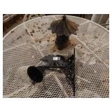 Bear design wall mount bell & cast lantern