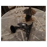 Bear design wall mount bell & cast lantern