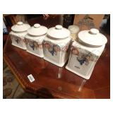 Vintage cannister set