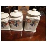 Vintage cannister set