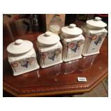 Vintage cannister set