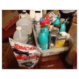 Large assortment of cleaning supplies