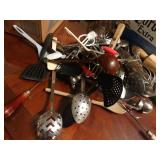 Various kitchen utensils