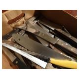 Assorted kitchen knives