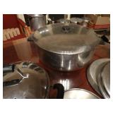 Large lot of various pots/pans