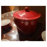 Nice red kitchen bowls