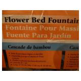 Flower bed fountain- new old stock- in box!
