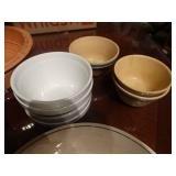 Lot of various bowls