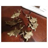 Brass fish decor