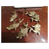 Brass fish decor