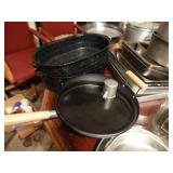 LARGE ASSORTMENT OF BAKEWARE & COOKWARE
