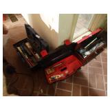 Various tool boxes w/ tools