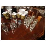 Large lot of various glassware