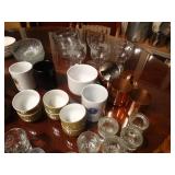 Large lot of various glassware