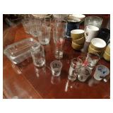 Large lot of various glassware
