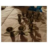 Brass candle holders