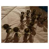 Brass candle holders