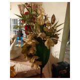 Lg stemware floral vase