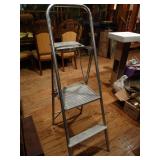 Folding step stool