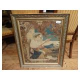 Vintage framed wall art