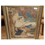 Vintage framed wall art