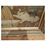 Vintage framed wall art