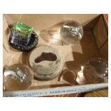 Assorted paper weights- some Lucite