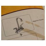 Tuscany high arc faucet set in box