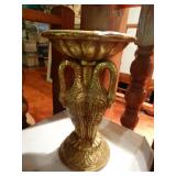 Triple swan ceramic bowl