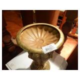 Triple swan ceramic bowl