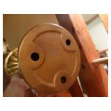 Triple swan ceramic bowl