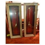 2 framed giraffe shadow boxes