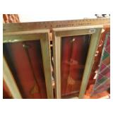 2 framed giraffe shadow boxes