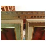 2 framed giraffe shadow boxes