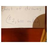 JB Sciver Co French style chest of drawers- Intricate detail