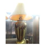 Awesome pair of mid century table lamps w/ shades-