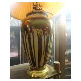 Awesome pair of mid century table lamps w/ shades-