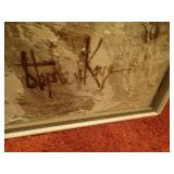 HUGE painting on canvas- signed by artist