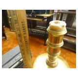 Tall brass candle holder
