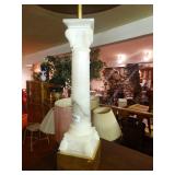 Amazing MARBLE table lamp w/ shade