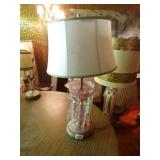 Elegant pair of table lamps w/ shades