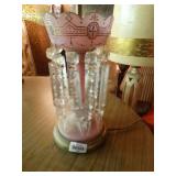 Elegant pair of table lamps w/ shades