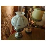 2 table lamps